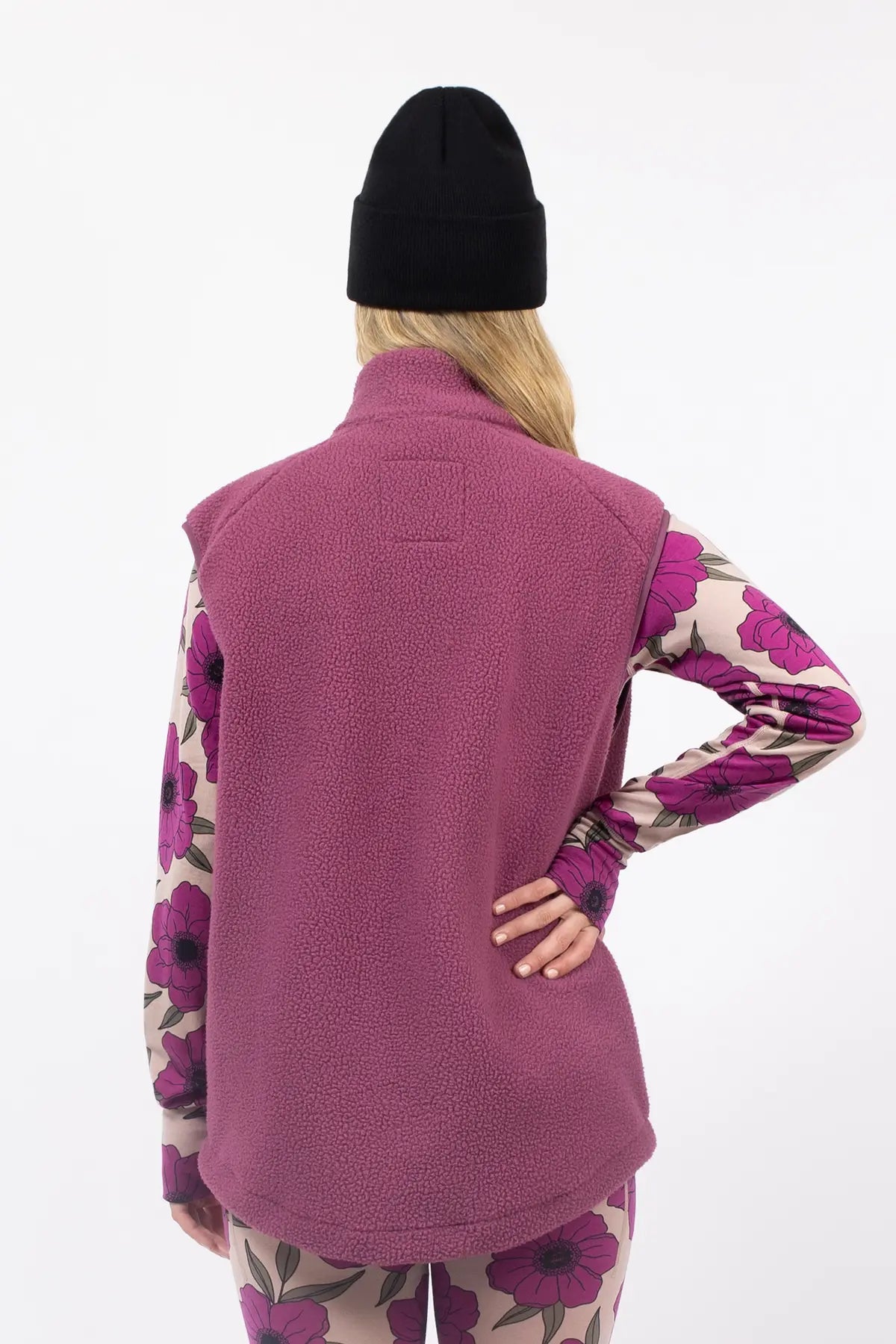 lumberjackie veste vest polaire fleece polar eivy purple violet