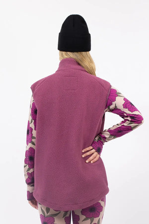 lumberjackie veste vest polaire fleece polar eivy purple violet