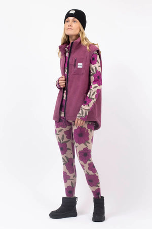 lumberjackie veste vest polaire fleece polar eivy purple violet