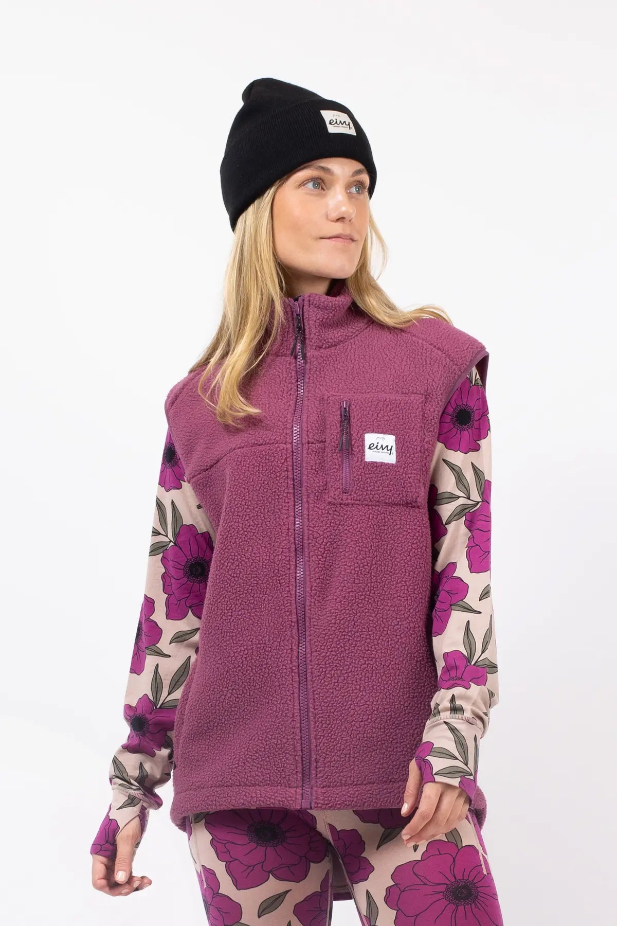 lumberjackie veste vest polaire fleece polar eivy purple violet