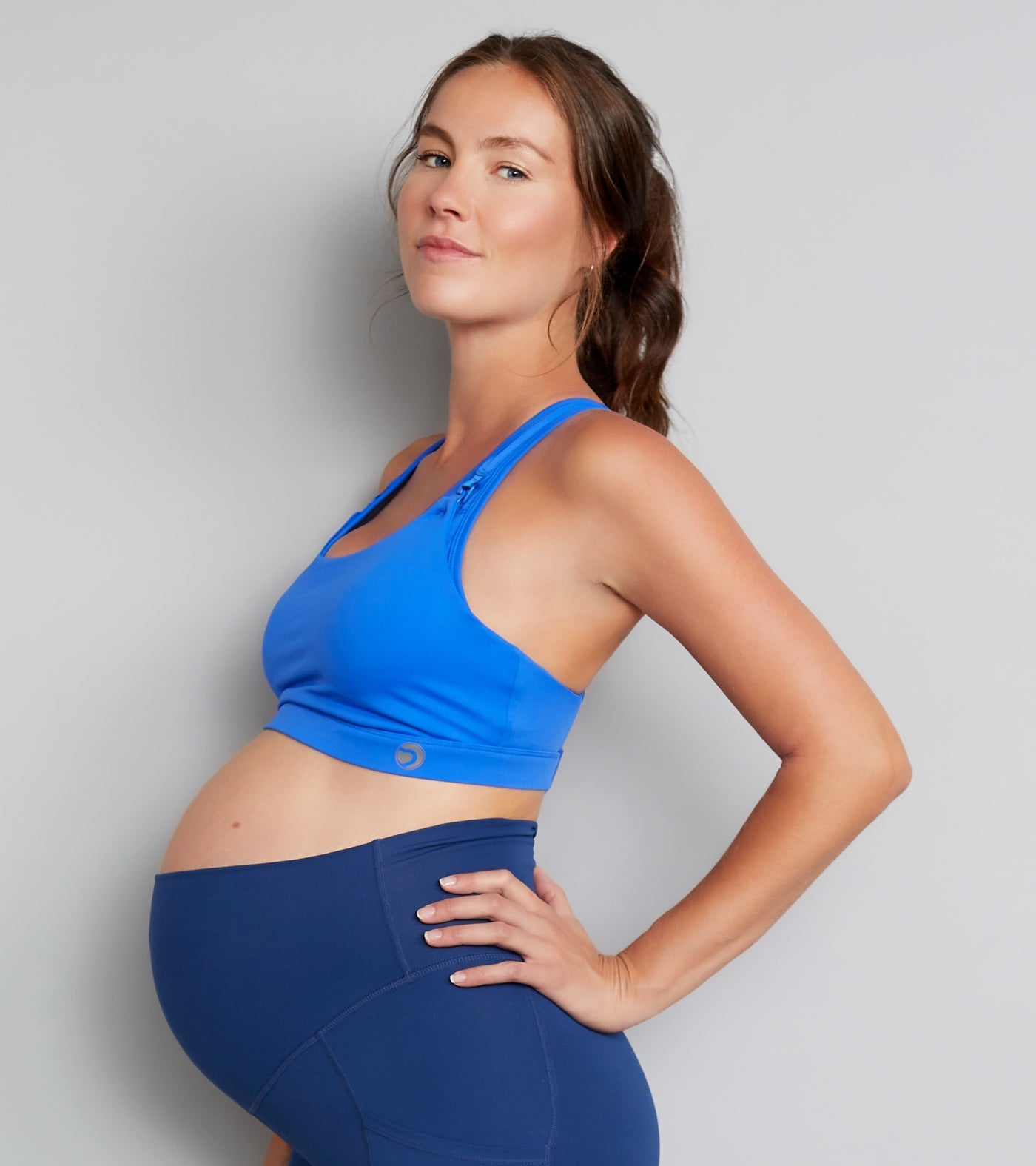 Legging de maternité et postnatal Bleu cobalt