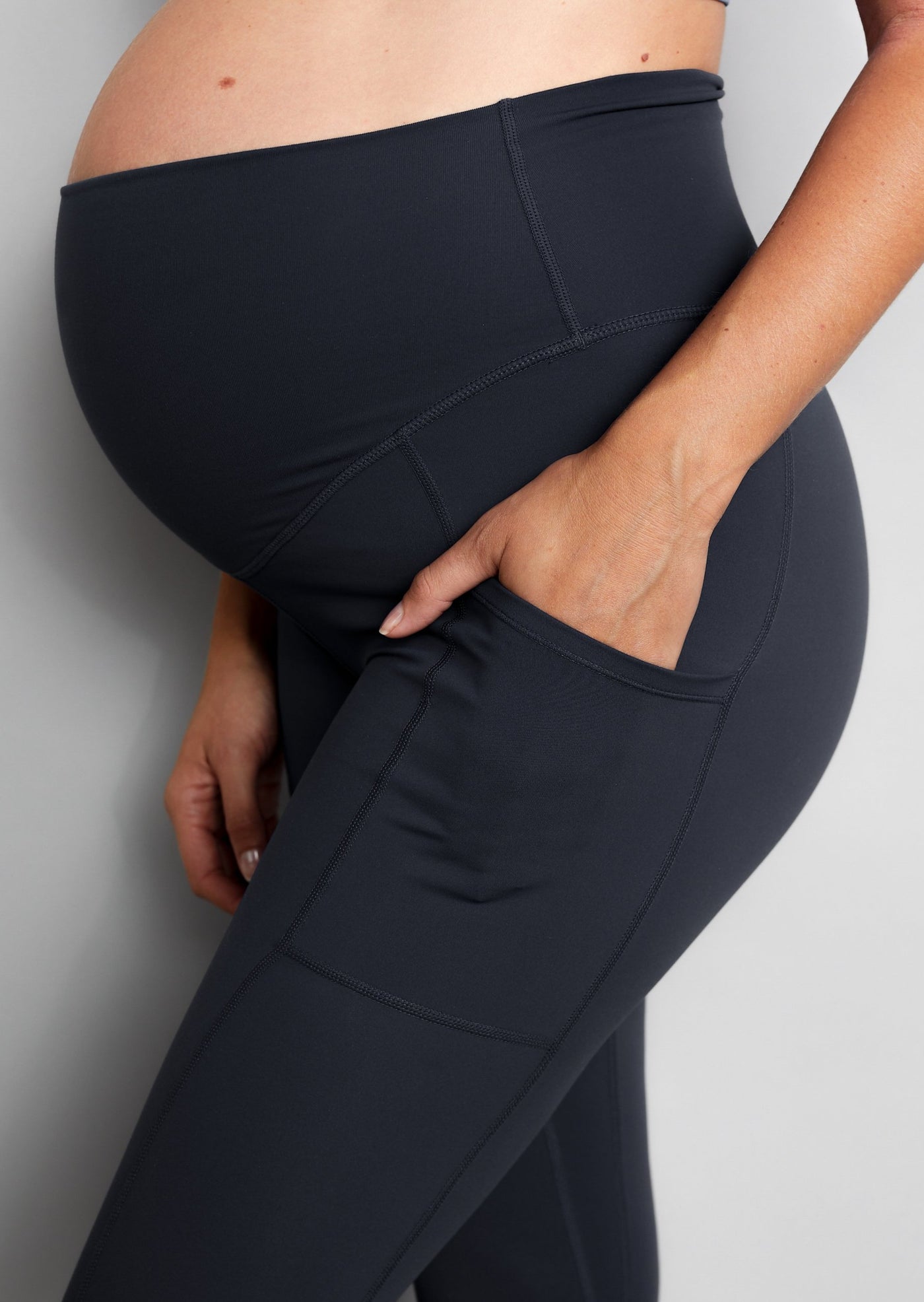 Legging de maternité et postnatal Noir doux