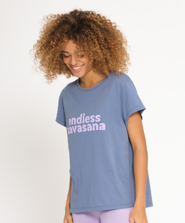 t-shirt coton biologique yoga searcher savasana