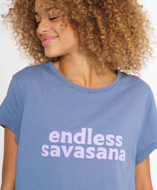 t-shirt coton biologique yoga searcher savasana